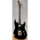 Luxxtone Guitars El Machete - Black over Sonic Blue aged