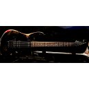 Luxxtone Guitars El Machete - Black over Red aged