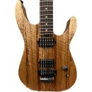 Luxxtone Guitars Ghost extra lightweight ribboned black limba E-Gitarre