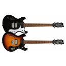 Danelectro 66-12  Transparent 3-Tone Burst 12-string...