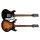 Danelectro 66-12  Transparent 3-Tone Burst 12-string Electric Guitar