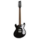 Danelectro 66-12  Black 12-string Electric Guitar