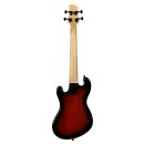 KALA UB SB TB FS U-Bass Solid Body 4-String Fret Solid Body E-Bass inkl. Bag, tobacco burst