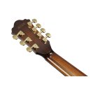 Ibanez AE3007FMHT Tobacco Edge Burst High Gloss  7-String Electro-Acoustic Guitar B-Stock