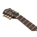 Ibanez AE3007FMHT Tobacco Edge Burst High Gloss  7-String Electro-Acoustic Guitar B-Stock