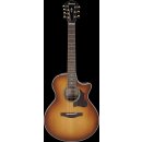 Ibanez AE3007FMHT Tobacco Edge Burst High Gloss  7-String Electro-Acoustic Guitar B-Stock