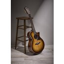 Ibanez AE3007FMHT Tobacco Edge Burst High Gloss  7-String Electro-Acoustic Guitar B-Stock