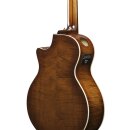 Ibanez AE3007FMHT Tobacco Edge Burst High Gloss  7-String Electro-Acoustic Guitar B-Stock