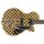 Duesenberg DCR-CKB-Starplayer CBR, Gold-Leaf Checkerboard incl. Case