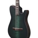 Ibanez FRH20FMN-DGL Elektro-Akustik-Gitarre, deep emerald green low