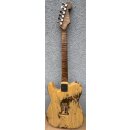 Luxxtone Guitars Choppa T - Butterscotch heavy aged with Floyd Rose