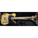 Luxxtone Guitars Choppa T - Butterscotch heavy aged with Floyd Rose