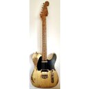 Luxxtone Guitars Choppa T - Butterscotch heavy aged chopped T-Bridge