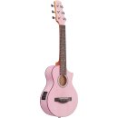 IBANEZ EWP17M2E-SMO Piccolo 6 String Elektro-Akustik-Gitarre, Strawberry Milk Open Pore