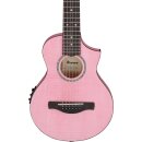 IBANEZ EWP17M2E-SMO Piccolo 6 String Elektro-Akustik-Gitarre, Strawberry Milk Open Pore