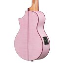 IBANEZ EWP17M2E-SMO Piccolo 6 String Elektro-Akustik-Gitarre, Strawberry Milk Open Pore