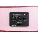 IBANEZ EWP17M2E-SMO Piccolo 6 String Elektro-Akustik-Gitarre, Strawberry Milk Open Pore