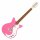Danelectro Stock 59 Crazy Pink E-Gitarre – Vintage Sound mit Lipstick Pickups