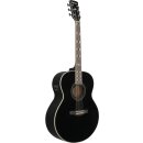 Ibanez AJ7012M1E-BK 12-string Westerngitarre Black High Gloss
