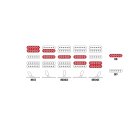 Ibanez RG470DXW-WZM RG E-Gitarre, Wine Red Frozen Matte