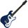 Danelectro 63 Guitar Blue Metal Flake