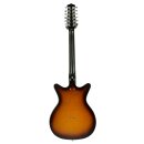 Danelectro 12 String 59 DC Hollow Body Tobacco SB E-Gitarre