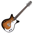 Danelectro 12 String 59 DC Hollow Body Tobacco SB E-Gitarre