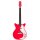 Danelectro 59M NOS+ Right on Red Elektro Gitarre Rot