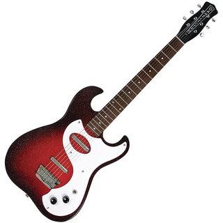 Danelectro 63 Guitar Red Sparkle Burst