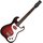 Danelectro 63 Guitar Red Sparkle Burst