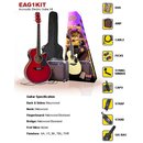 SX Western Guitar Set EAG1K/ TWR