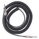 Lava Cable - 20 Lava Retro Coil silent 1/4 to 1/4: BLACK