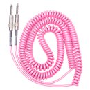 Lava Cable - 20 Lava Retro Coil silent 1/4 to 1/4: HOT PINK