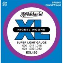 DAddario EXL120 Saiten für E-Gitarre Light 009 - 042