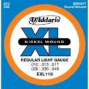 DAddario EXL120 3er Set f&uuml;r E-Gitarre Light 009 - 042