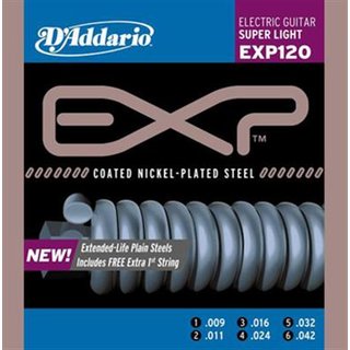 DAddario EXP120 Coated Nickel Round Wound 009-042