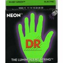 DR STRINGS HIDEF NEON GREEN NGB5-45  045 - 125 Bass Saiten