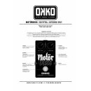 Okko Motörbass aggressive punchy bass distortion Pedal