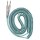 Lava Cable - 20Lava RetroCoil silent 1/4 to 1/4:METALLIC GREEN