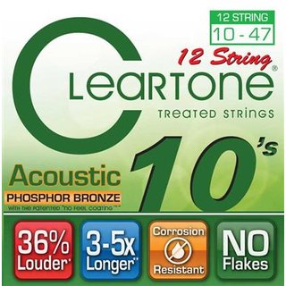 Cleartone CT7410-12 Acoustic Phosphor Bronze (Treated) 12-string