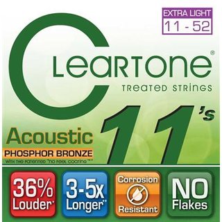Cleartone CT7411 Acoustic Phosphor Bronze (Treated), extra light