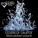 DOrazio Strings 643 Classic Guitar Silverplated/Crystal...