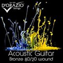 DOrazio Strings 10 Accoustic Guitar Bronze 80/20 Round...