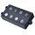 Nordstrand Pickups MM4.4 Quad coil Music Man reproduction, dogear cover, 4 string, black