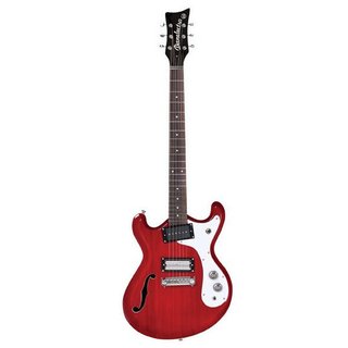 Danelectro 66 Guitar Transparent Red