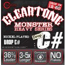 Cleartone CT9460 Electric EMP Strings, Drop C# Tuning 12- 60