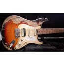 Luxxtone Guitars Choppa S - destroyed Sunburst