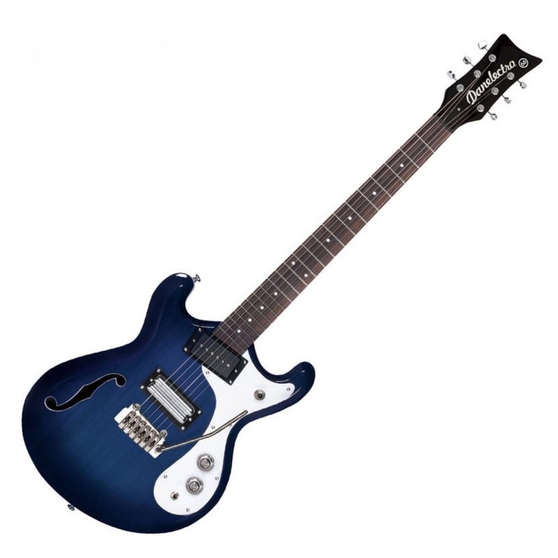 Danelectro 66T Guitar Transparent Blue 1.100 00