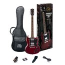 SX SE4-SK-TWR SG Electric Guitar- Trans Wine Red