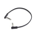 RockBoard Flat TRS Cable, 30 cm / 11 13/16", Black